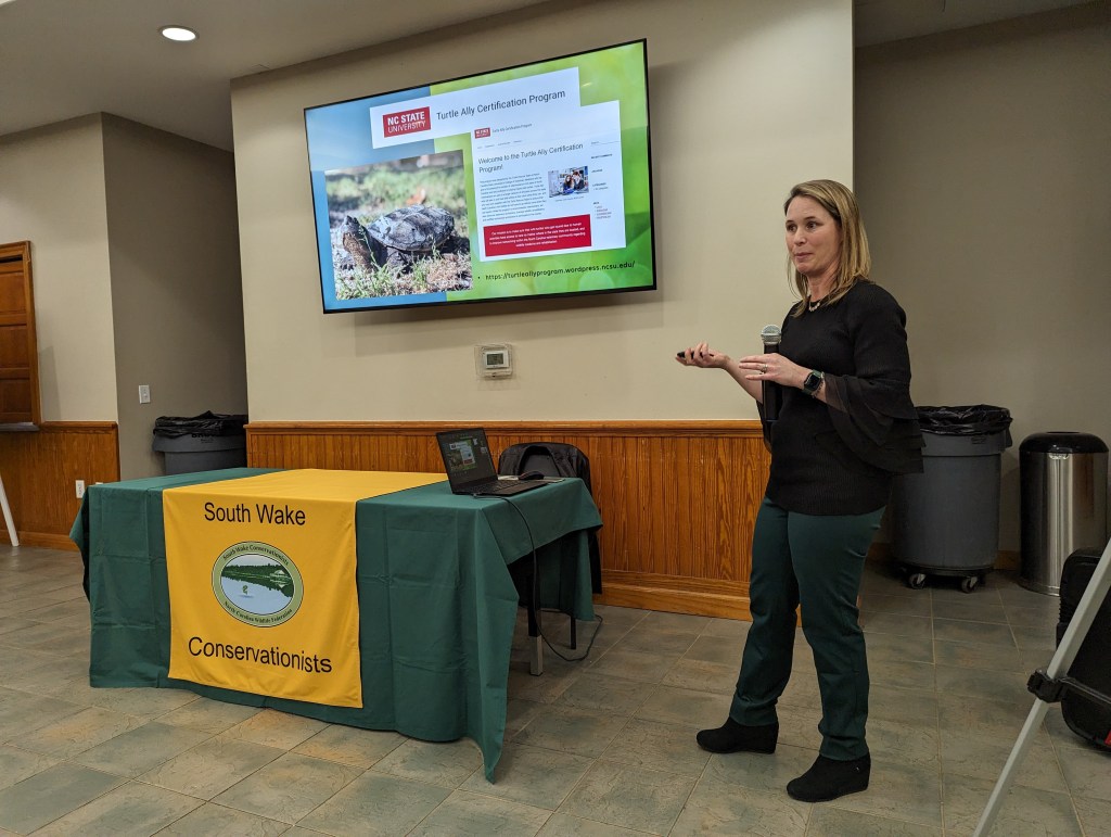 Dr. Salina Locke speaking to group