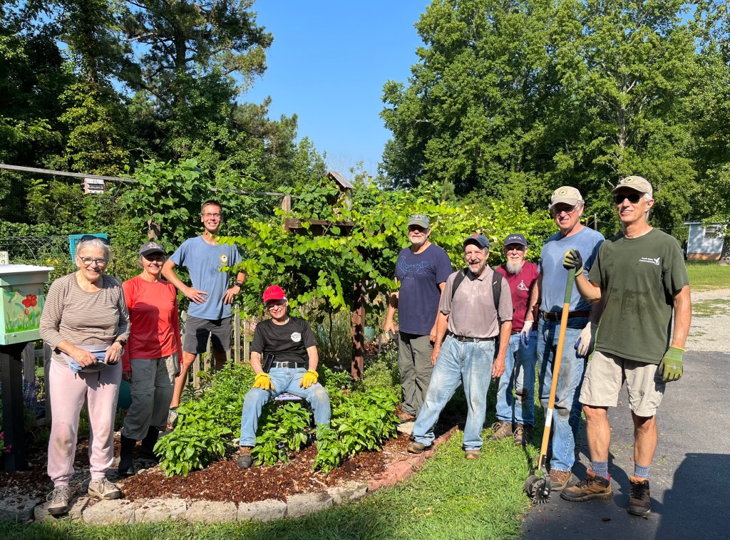 SWC members at a workday