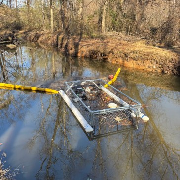 Walnut Creek/Lake Johnson Trash Trap